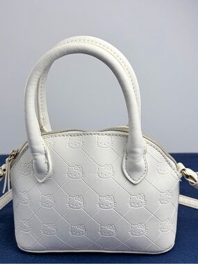 Hello Kitty x Forever 21 collab White Embossed Mini Satchel bag minimalist